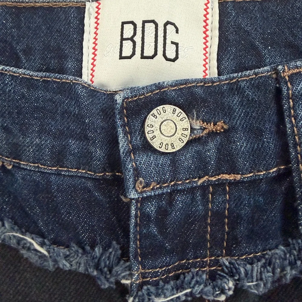 BDG Urban Outfitters‎ Two Tone High Rise Split Hem Flare Jeans Size 28 NWOT